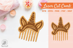 Unicorn Laser Cut Comb Clipart Bundle - CraftNest - Digital Crafting and Art