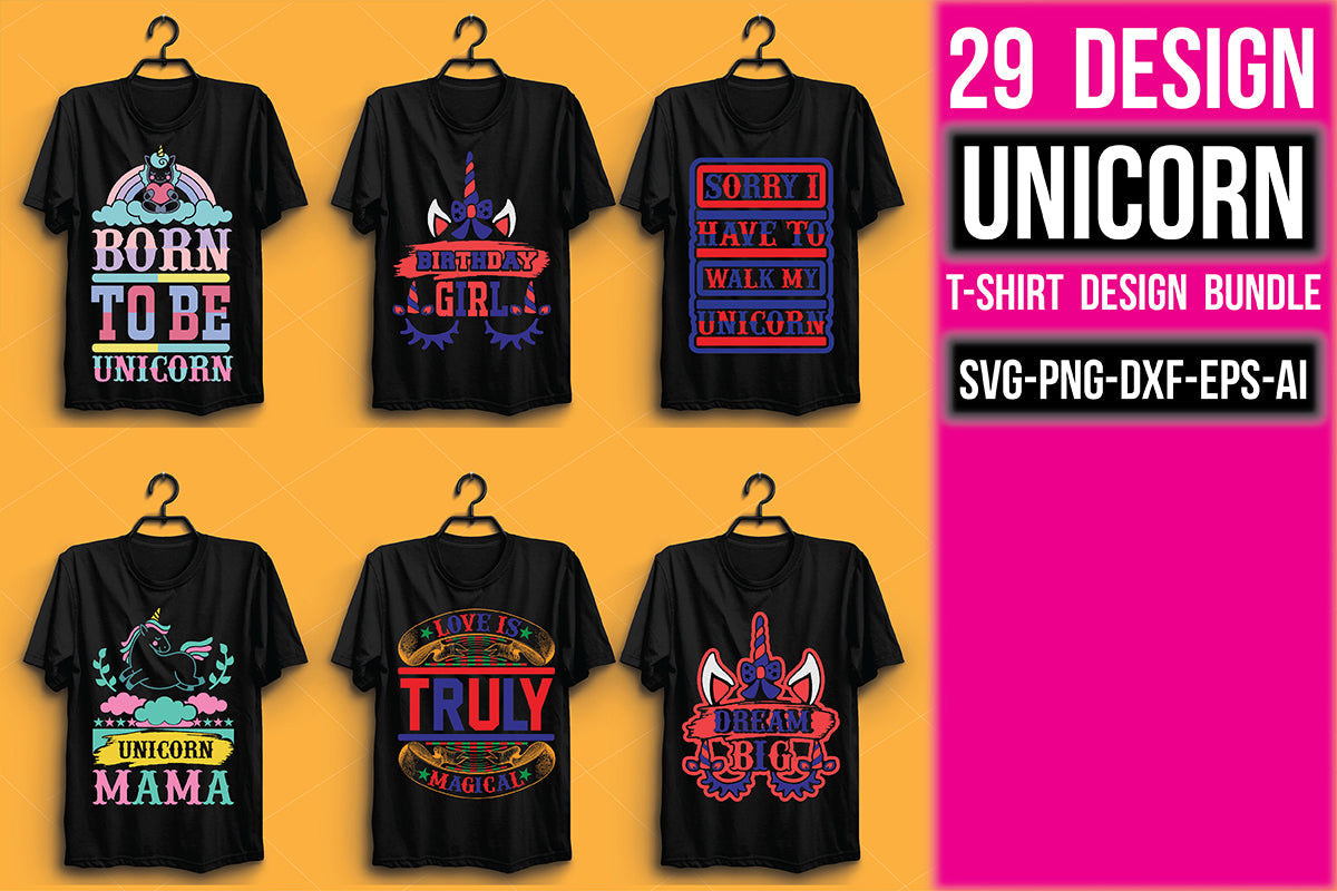 Unicorn T Shirt Bundle 7