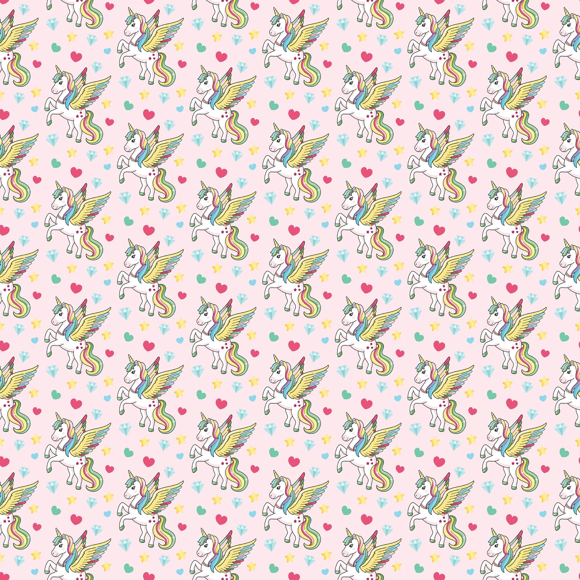 Unicorn Seamless Digital Paper - CraftNest - Digital Crafting and Art