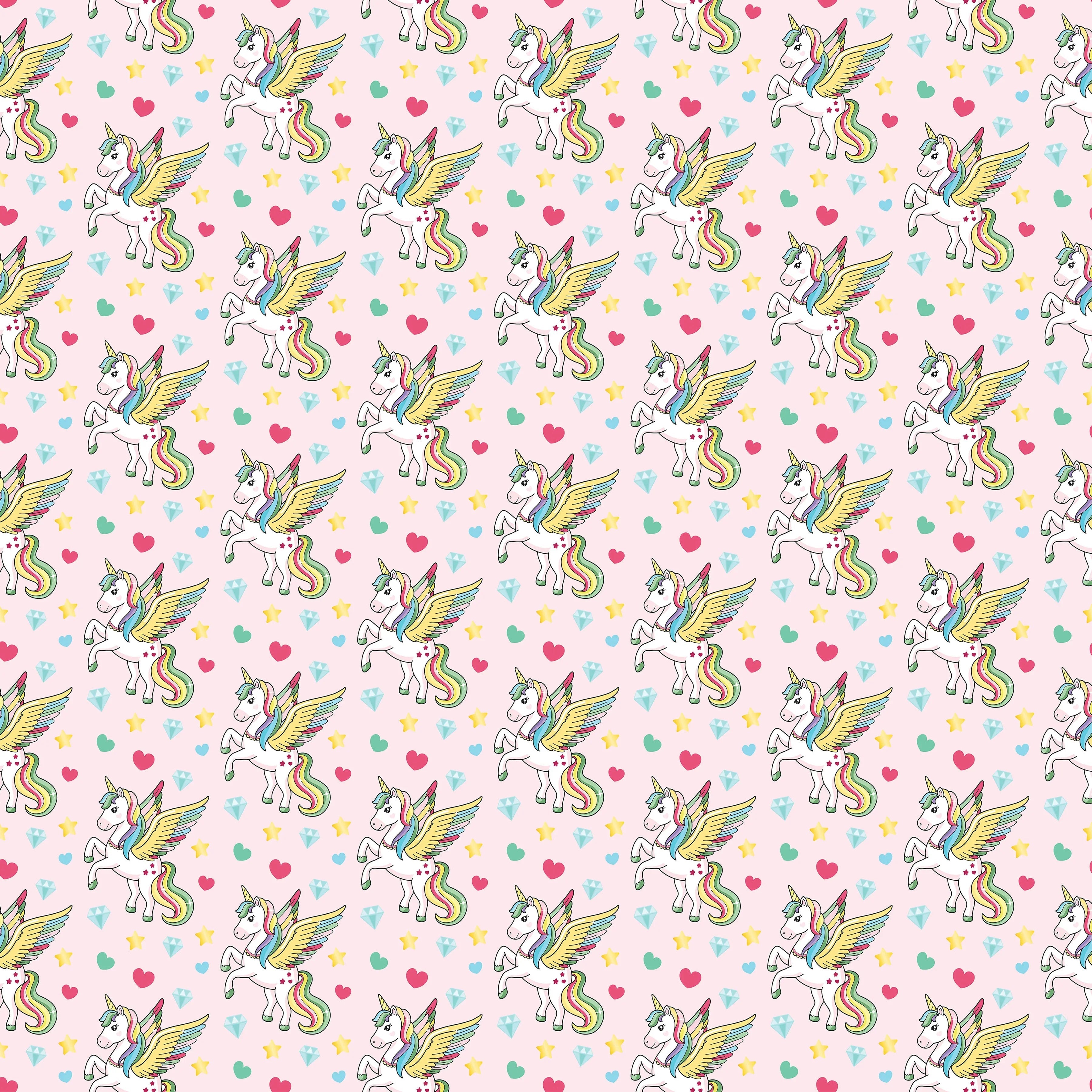 Unicorn Seamless Digital Paper - CraftNest - Digital Crafting and Art