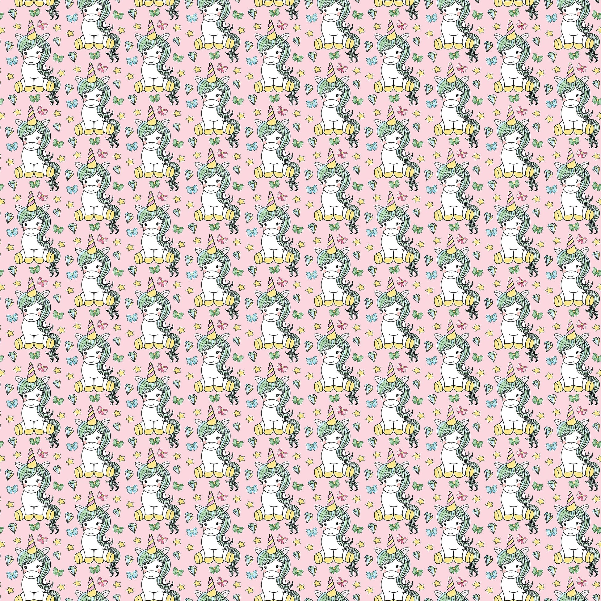 Unicorn Seamless Digital Paper - CraftNest - Digital Crafting and Art