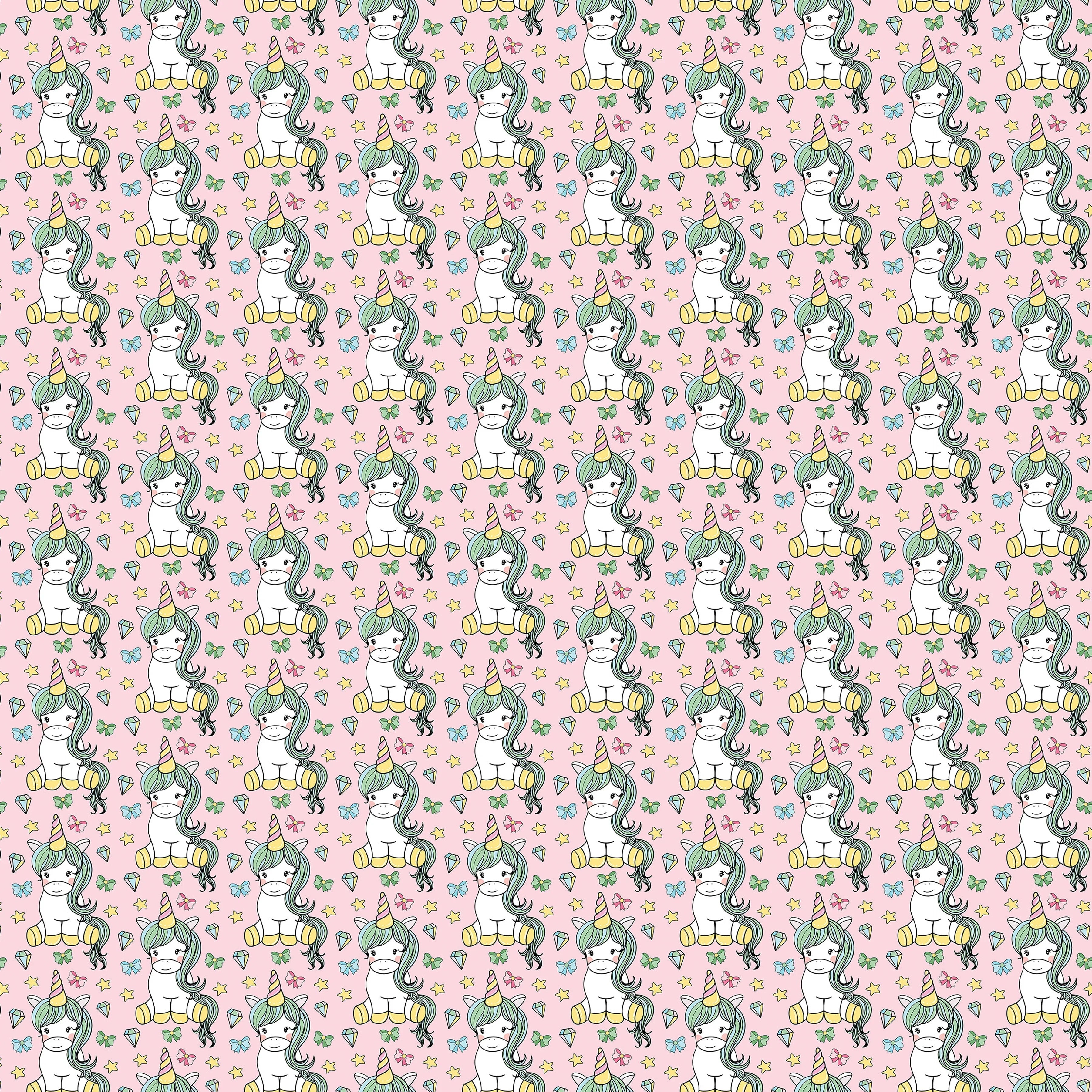 Unicorn Seamless Digital Paper - CraftNest - Digital Crafting and Art