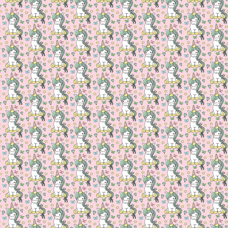 Unicorn Seamless Digital Paper - CraftNest - Digital Crafting and Art