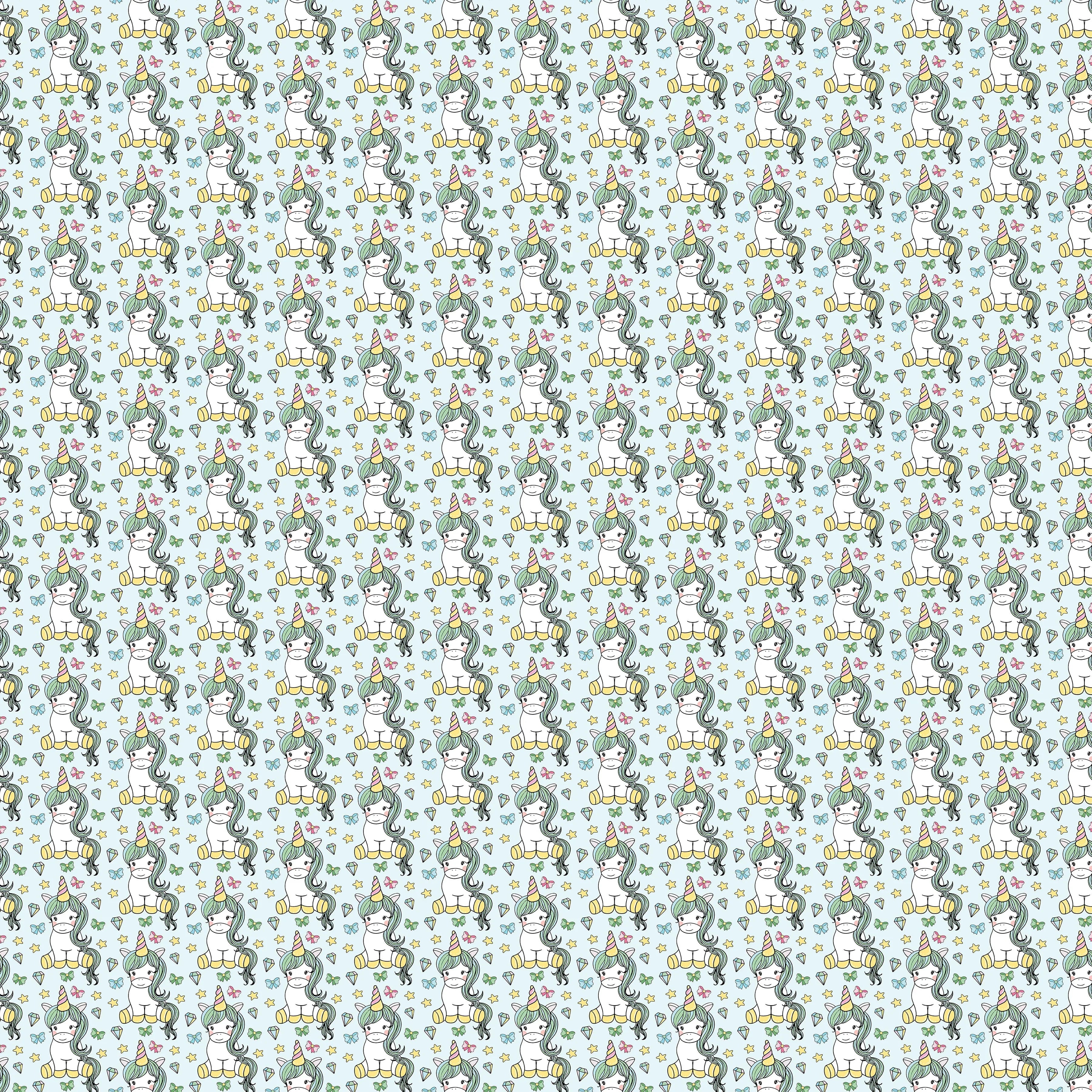 Unicorn Seamless Digital Paper - CraftNest - Digital Crafting and Art