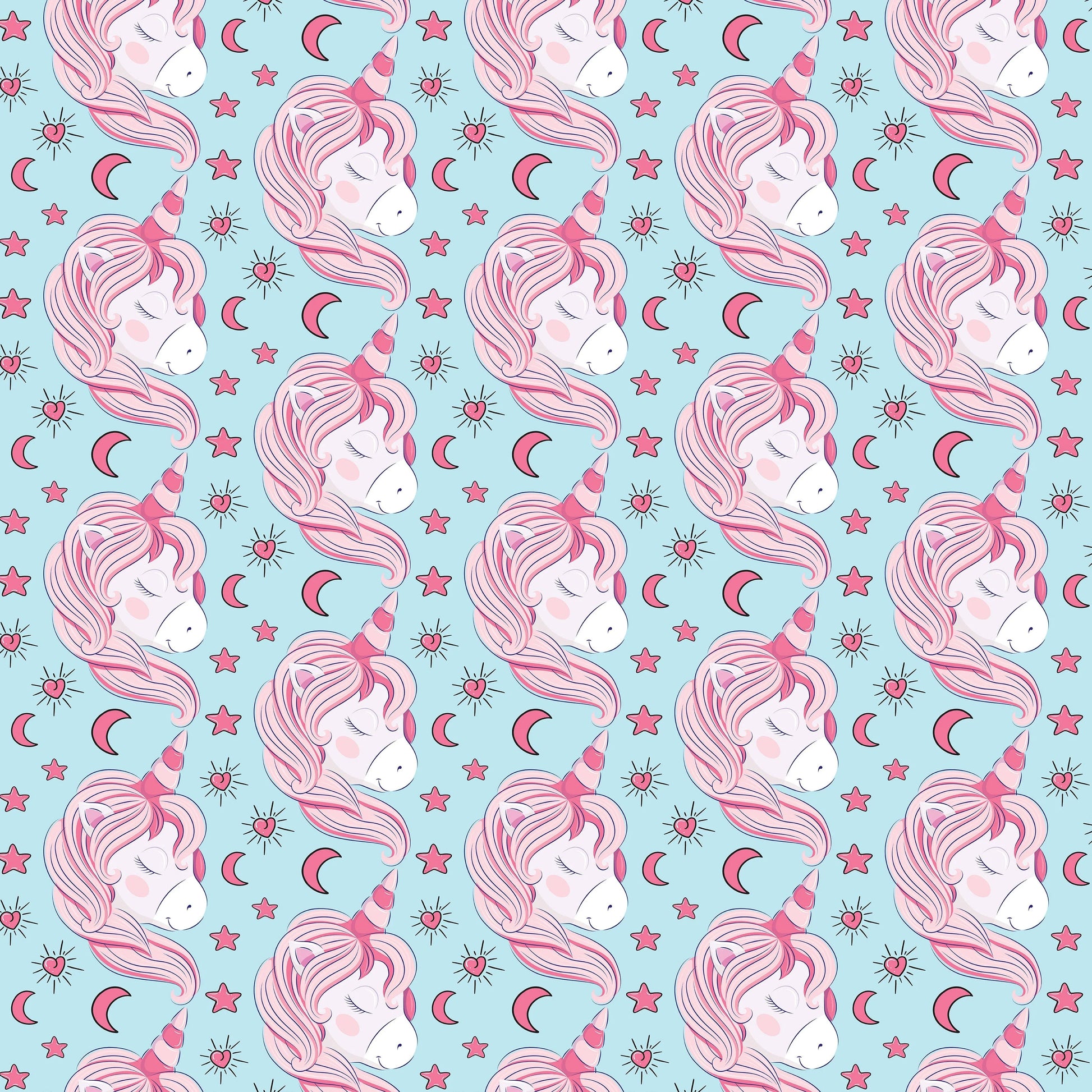 Unicorn Seamless Digital Paper - CraftNest - Digital Crafting and Art
