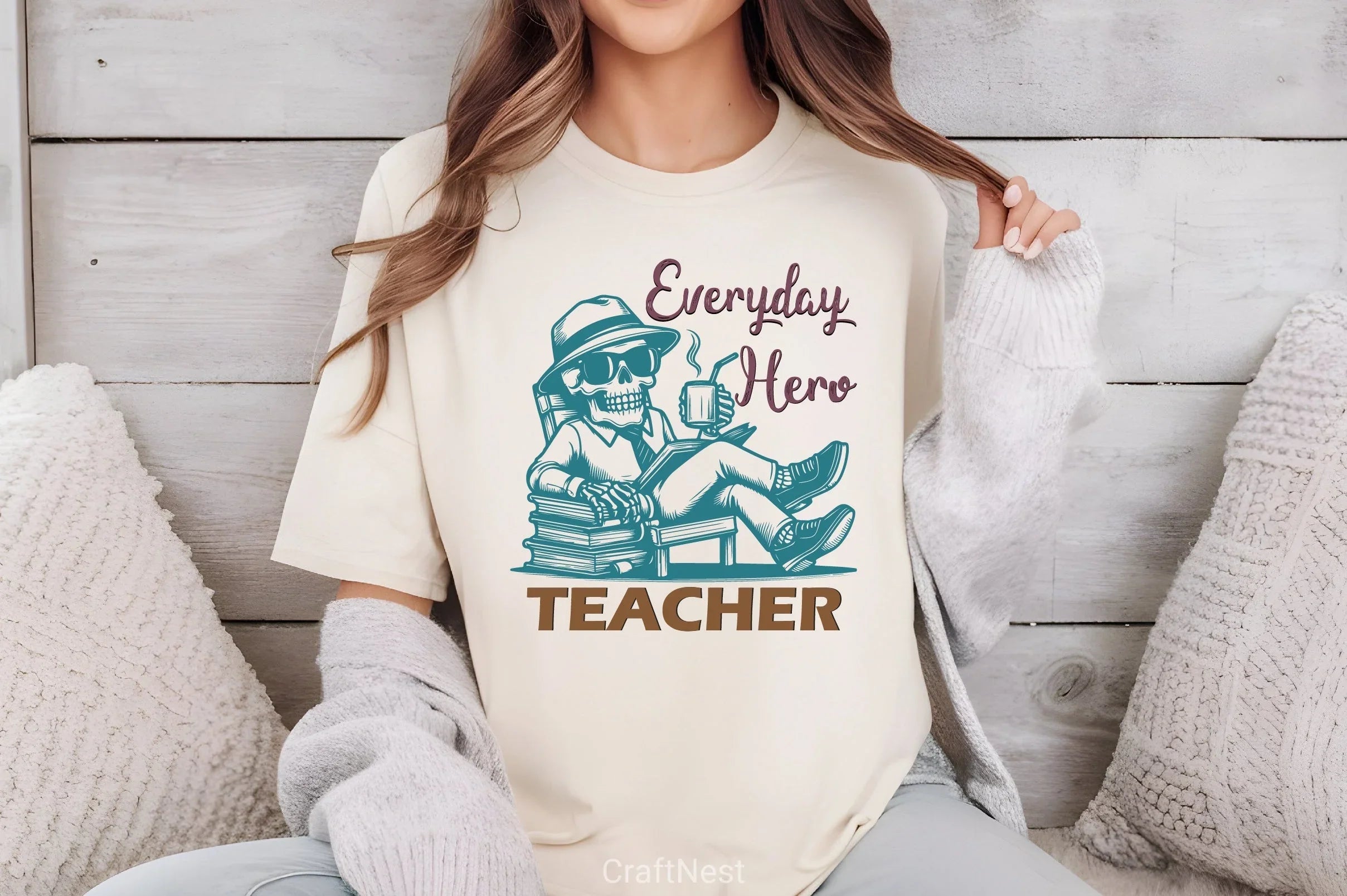 Retro Teacher Clipart Bundle - CraftNest - Digital Crafting and Art