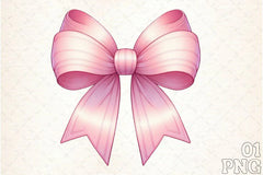Coquette Bow Clipart Bundle 6 - CraftNest - Digital Crafting and Art