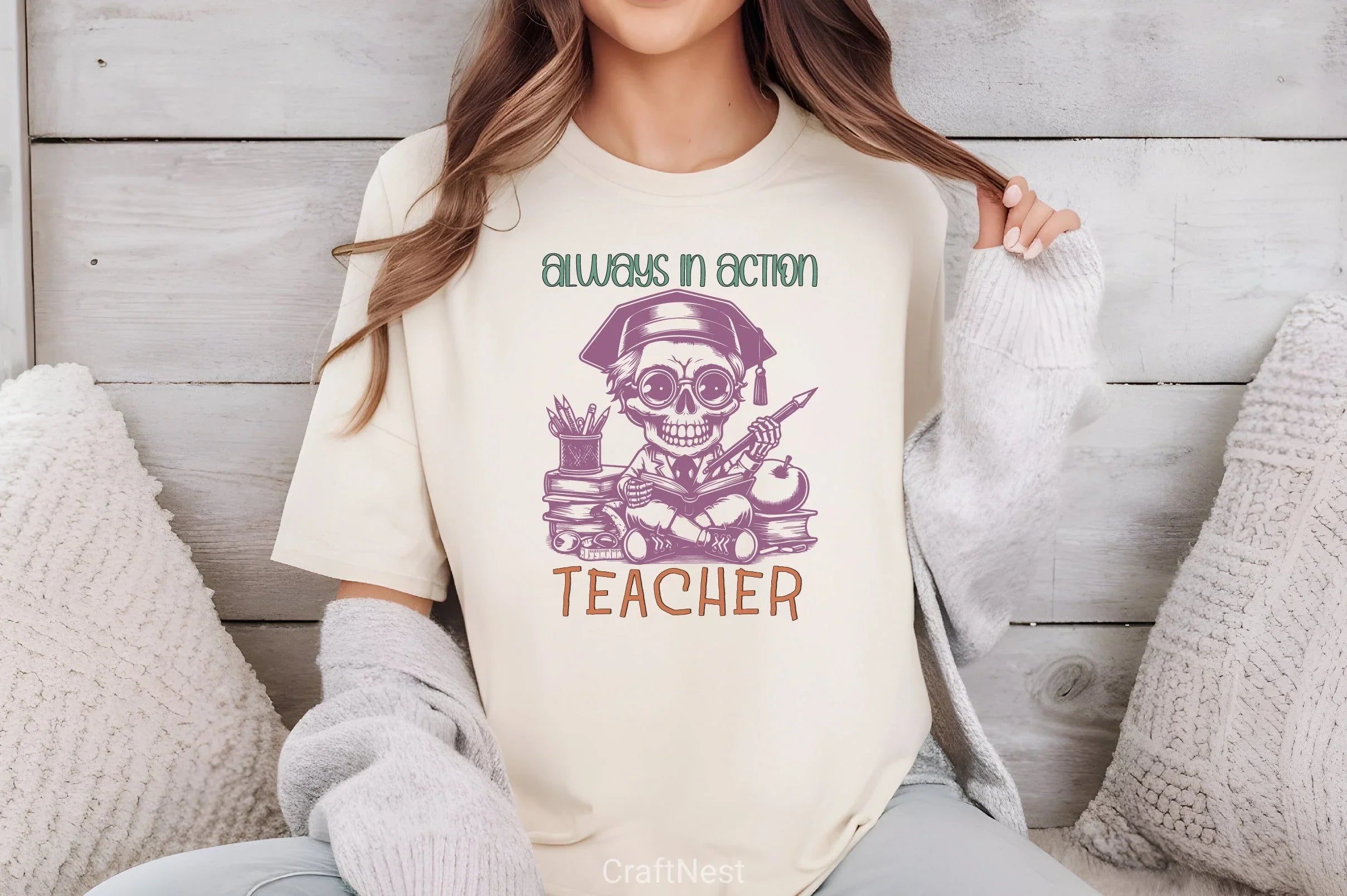 Retro Teacher Clipart Bundle 3 - CraftNest - Digital Crafting and Art