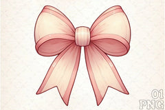 Coquette Bow Clipart Bundle 5 - CraftNest - Digital Crafting and Art