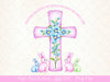 Bunnies With Cross Clipart Bundle