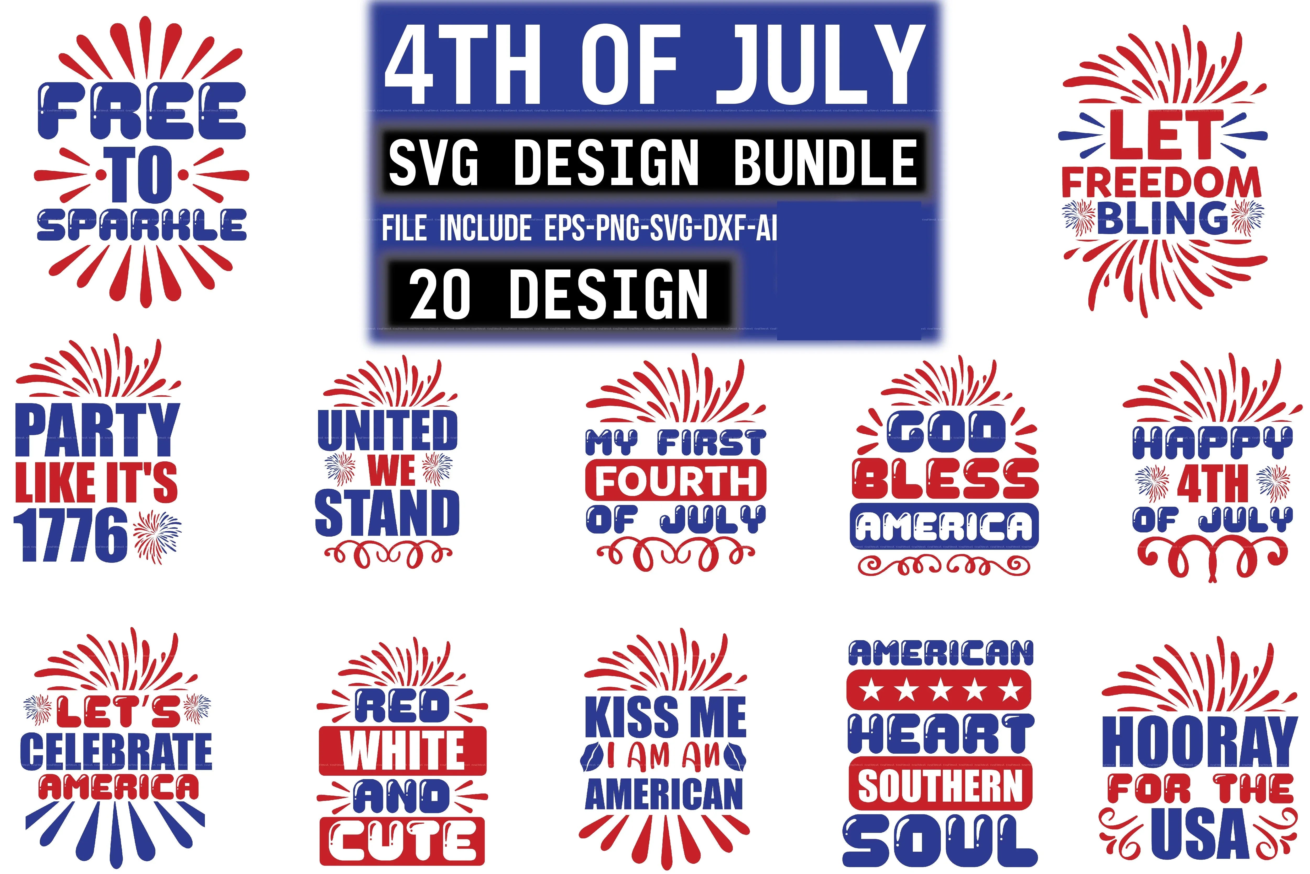 4th of July SVG Bundle