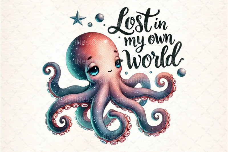 Lost In My Own World Clipart Bundle - CraftNest - Digital Crafting and Art