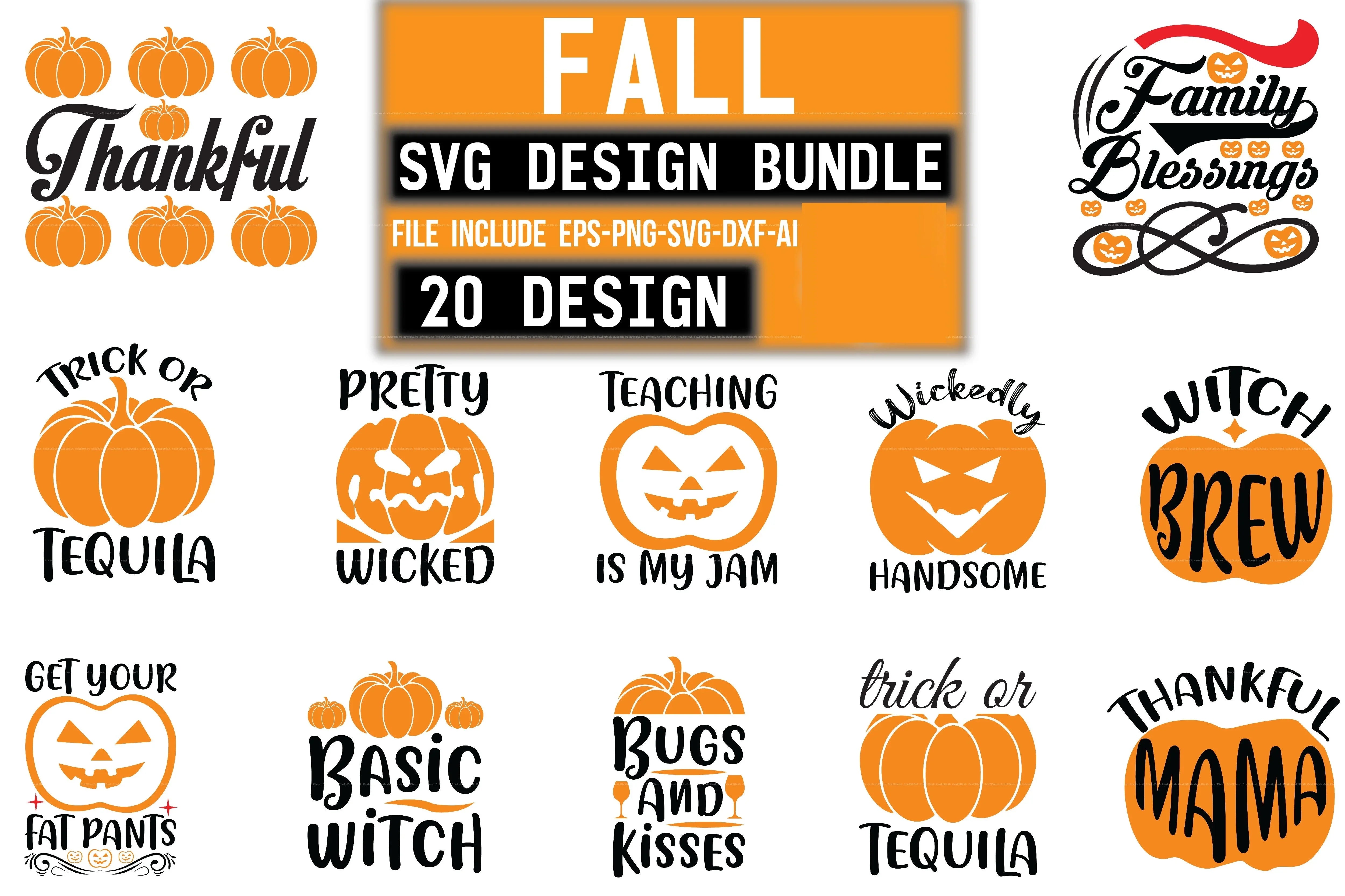 Fall Design SVG Bundle