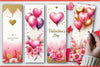 Valentine's Day Balloons Bookmarks