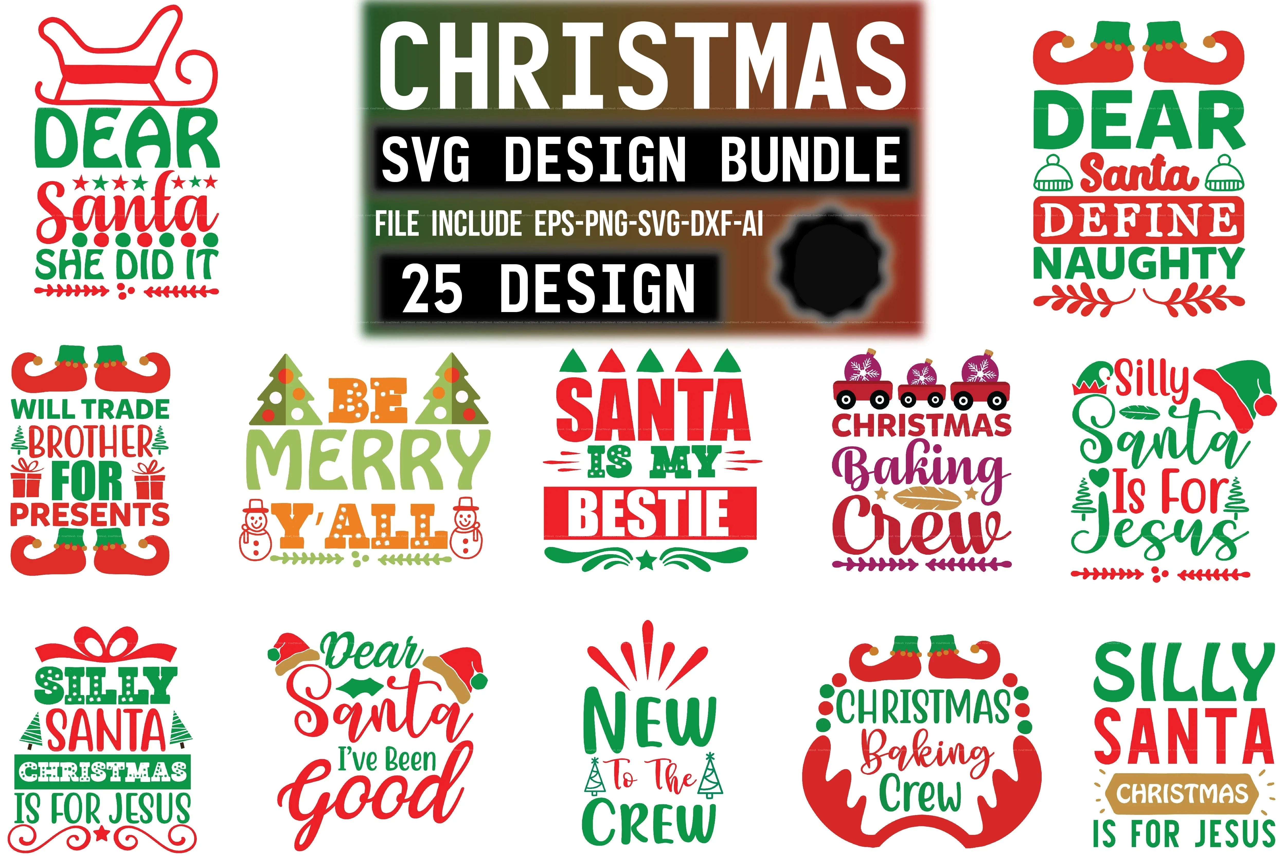 Christmas Design SVG Bundle