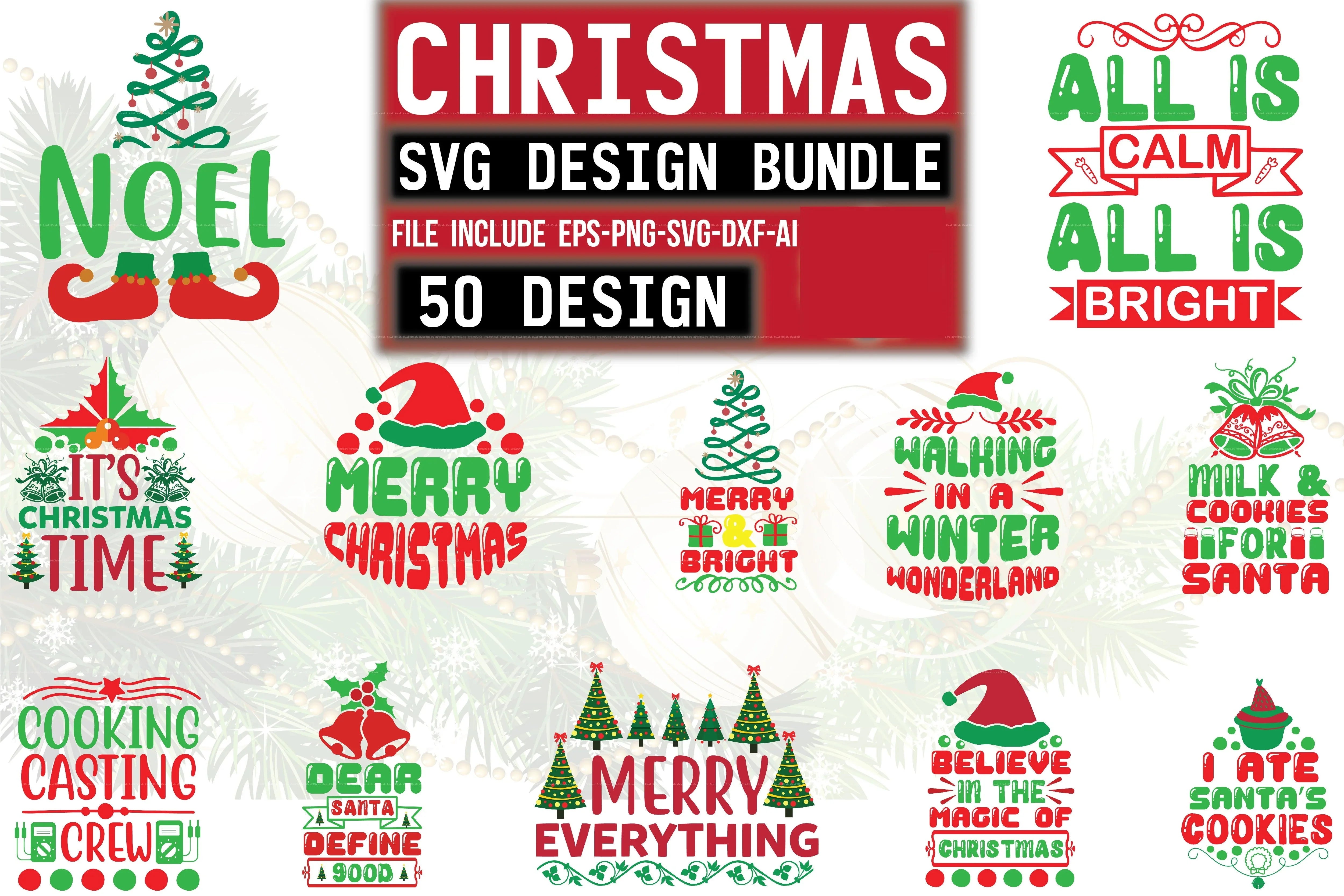 Christmas Design SVG Bundle