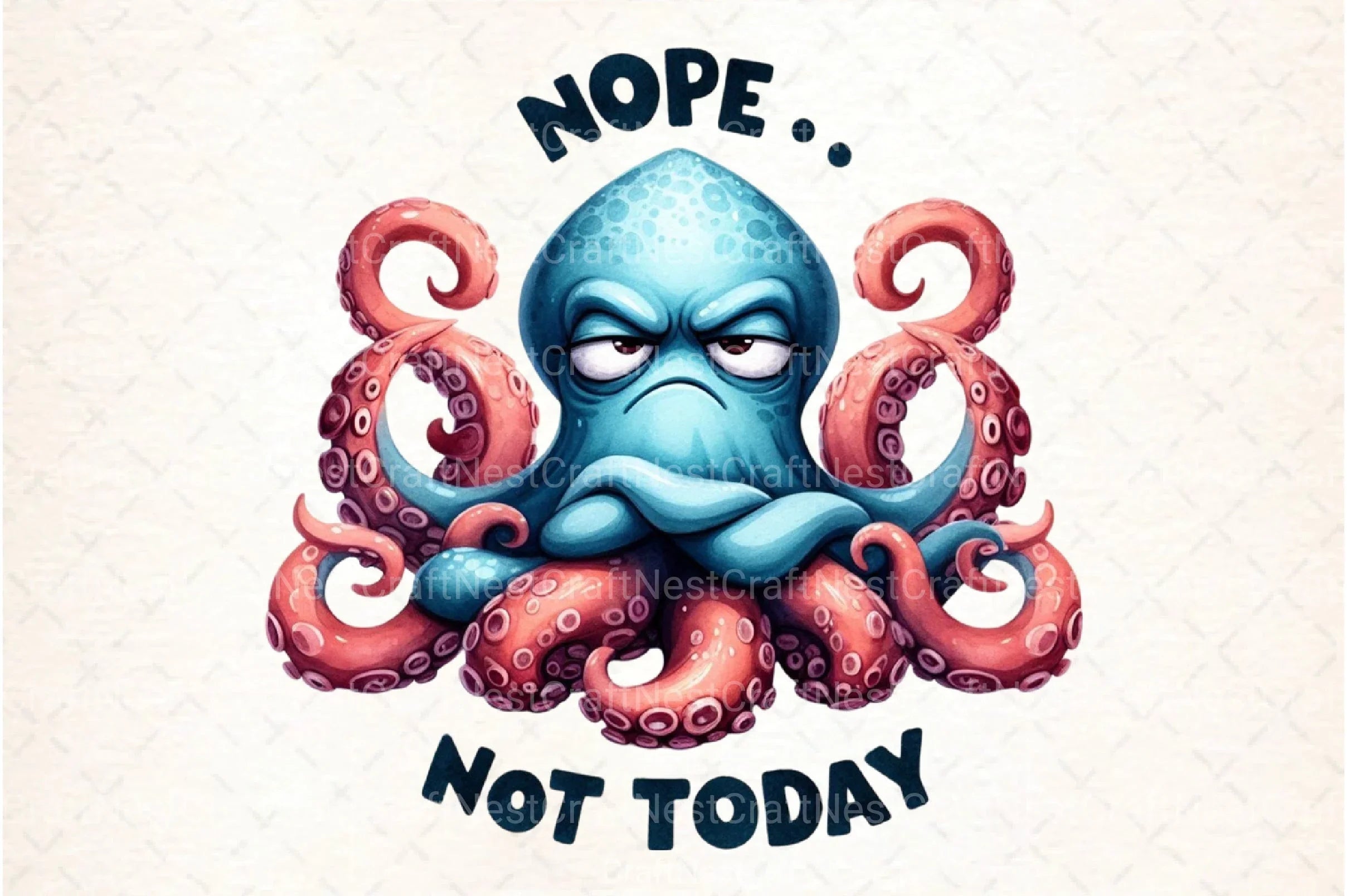 Nope Not Today Clipart Bundle 4 - CraftNest - Digital Crafting and Art