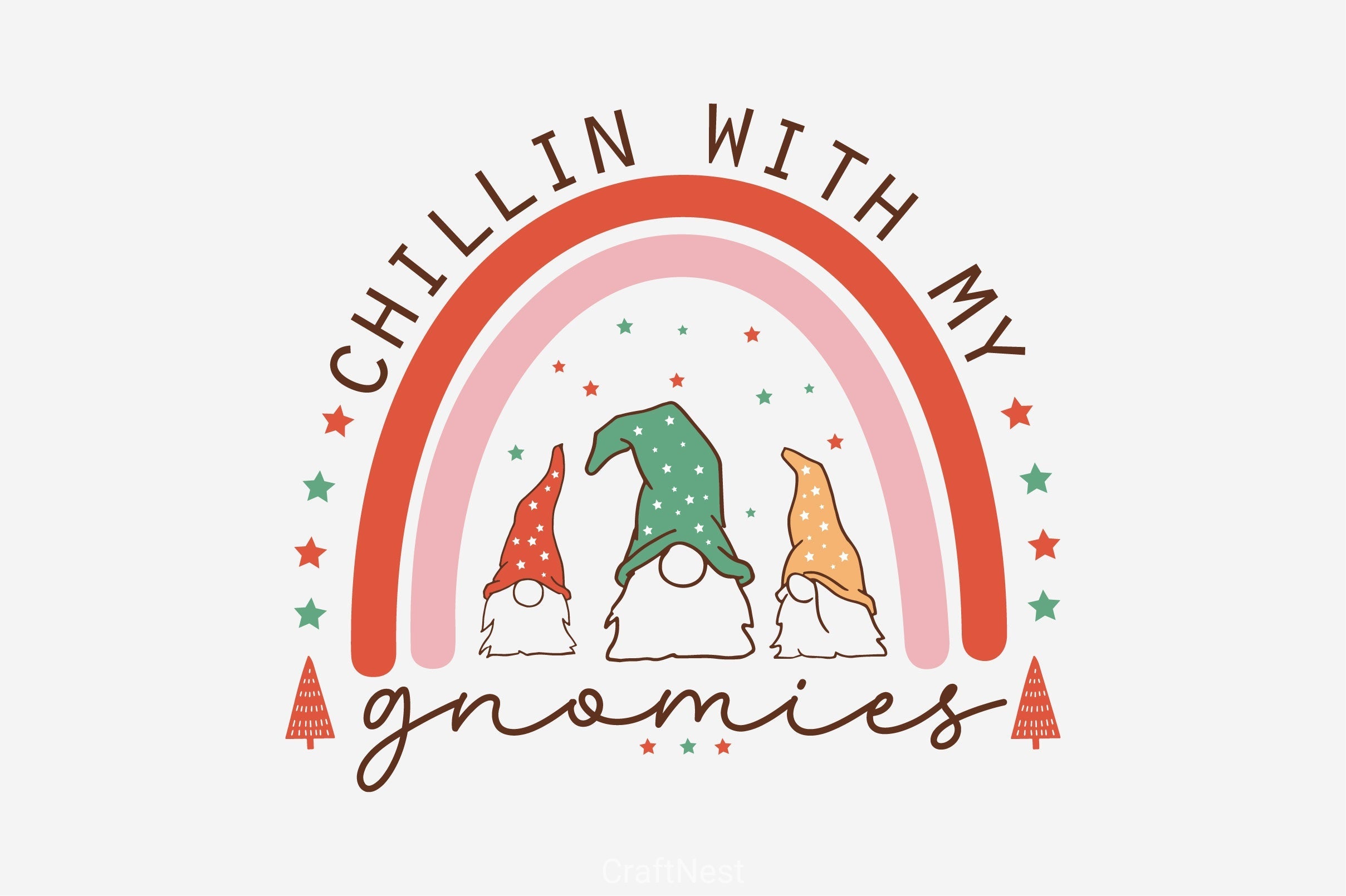 Chillin With My Gnomies SVG Bundle