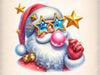 Santa Christmas Merry Christmas Clipart Bundle