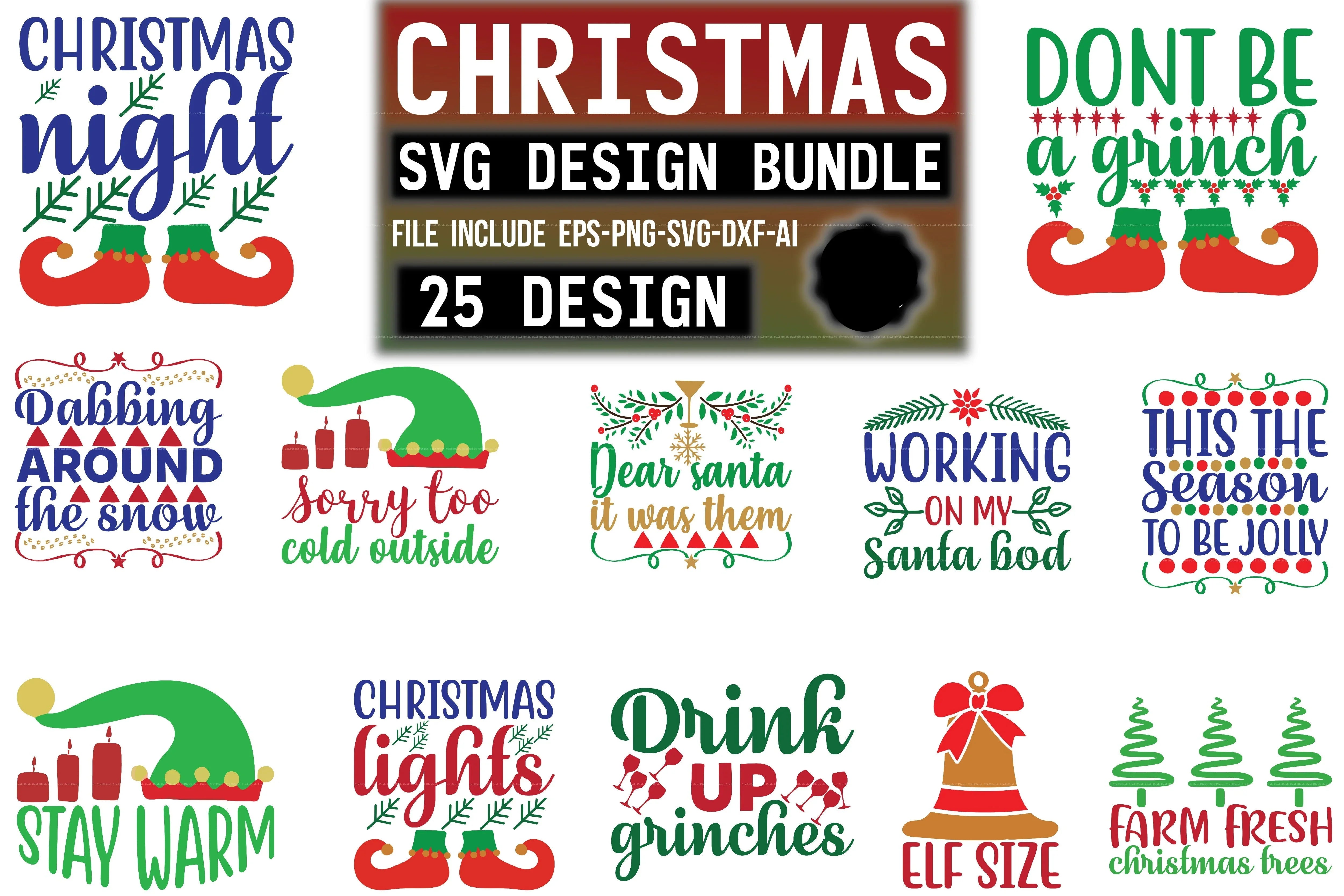 Christmas Design SVG Bundle