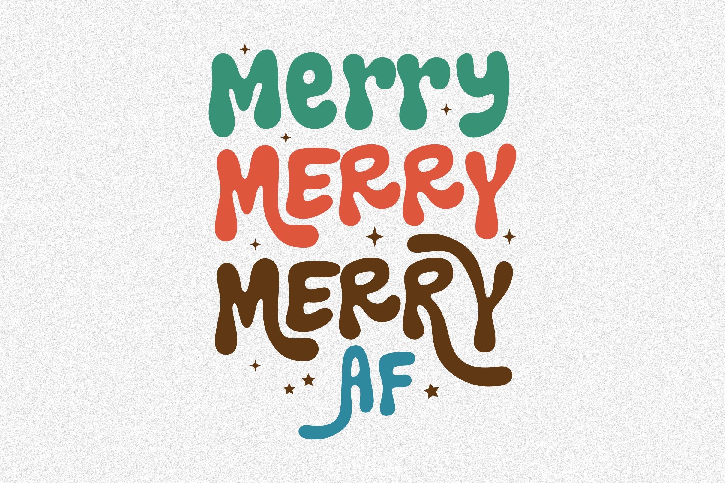 Merry AF Clipart Bundle