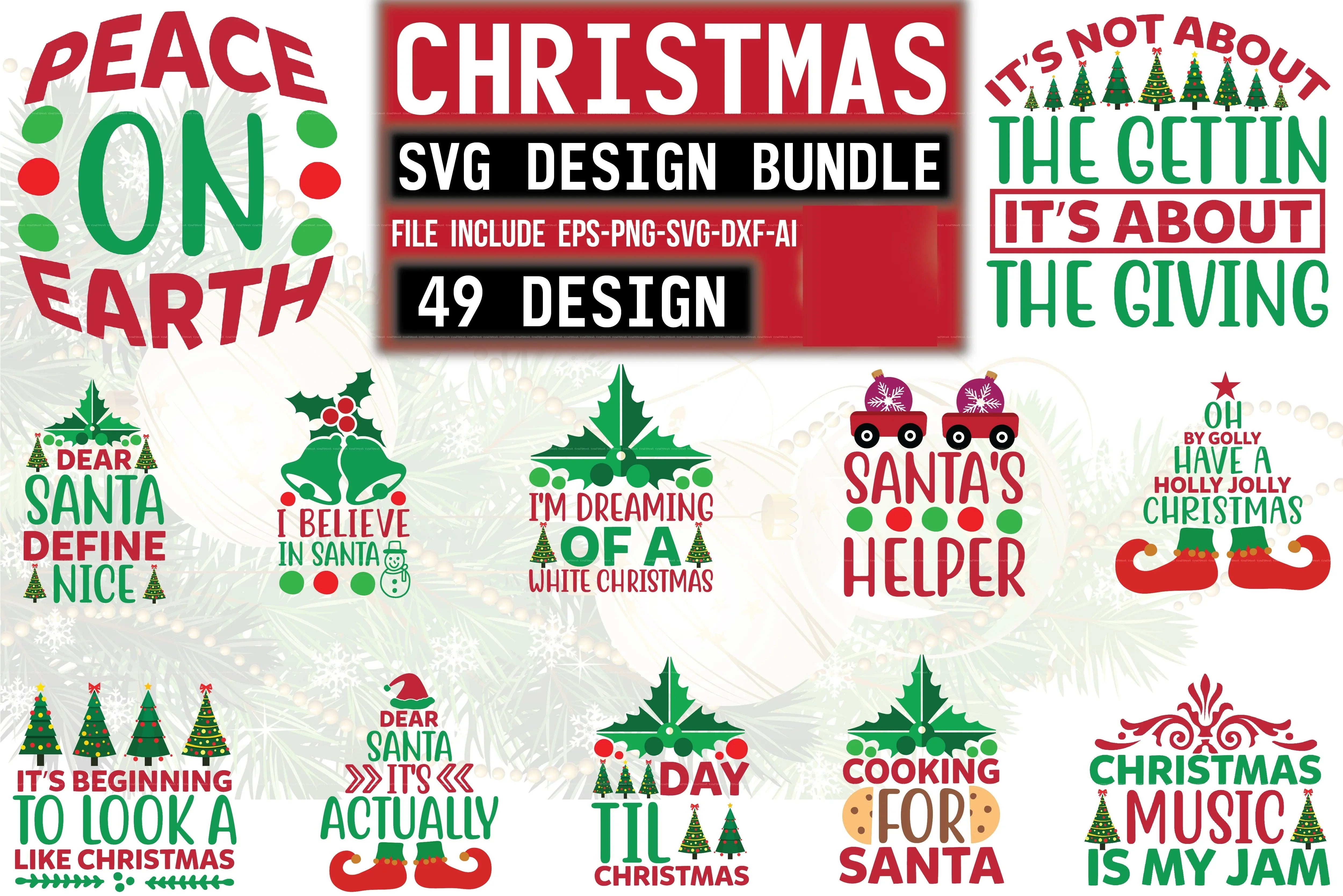 Christmas Design SVG Bundle
