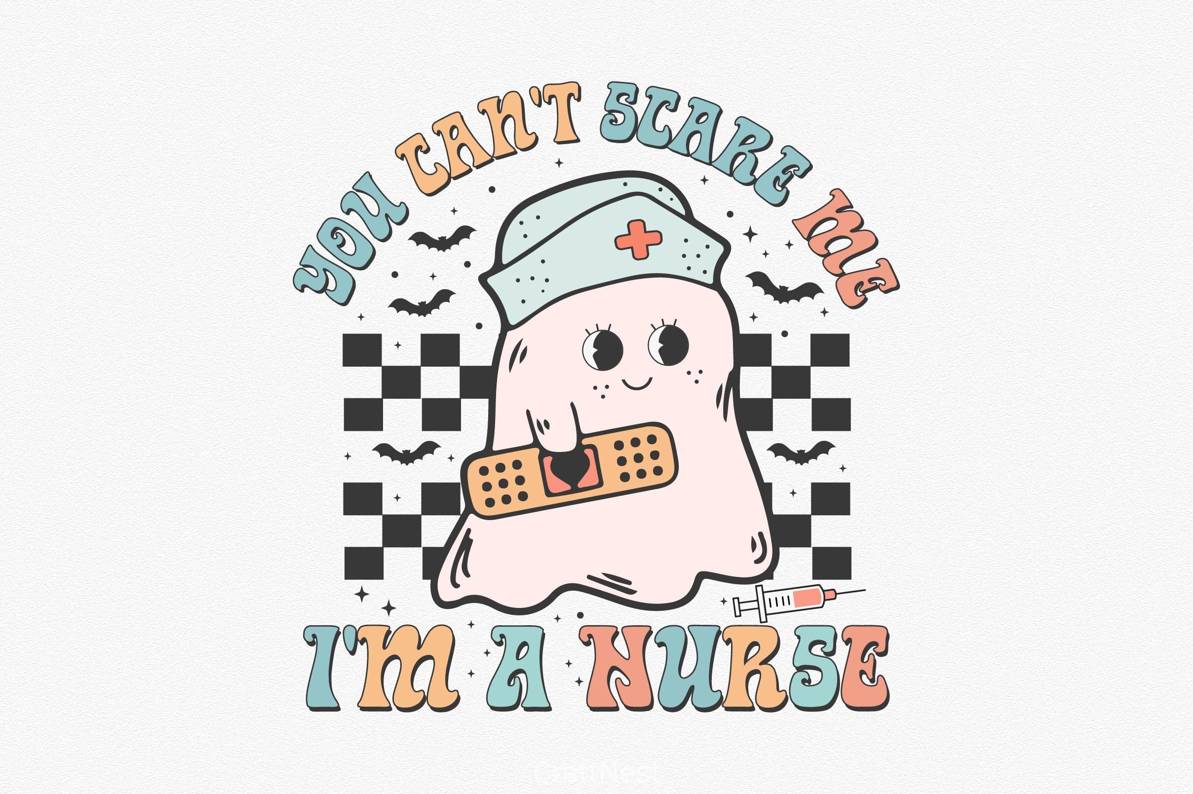 You Can't Scare Me I'm A Nurse Clipart Bundle