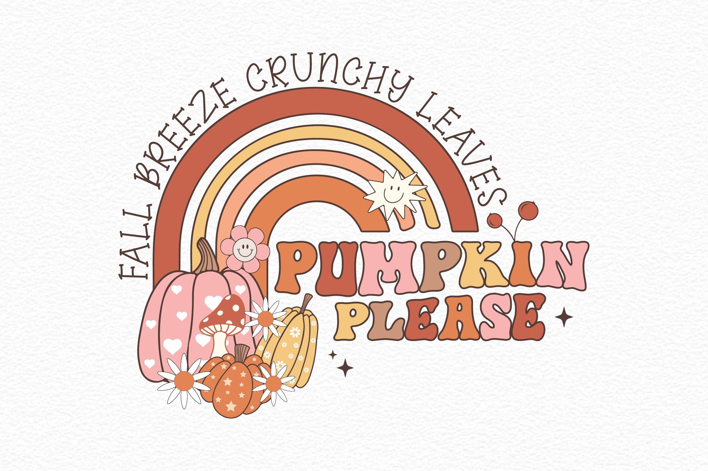 Fall Breeze Crunchy Leaves Pumpkin Please Clipart Bundle