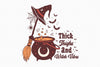Thick Thighs And Witch Vibes Clipart Bundle