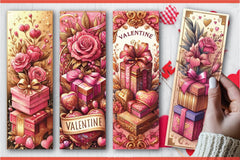 Valentine's Day Gift Bookmarks Journal - CraftNest - Digital Crafting and Art