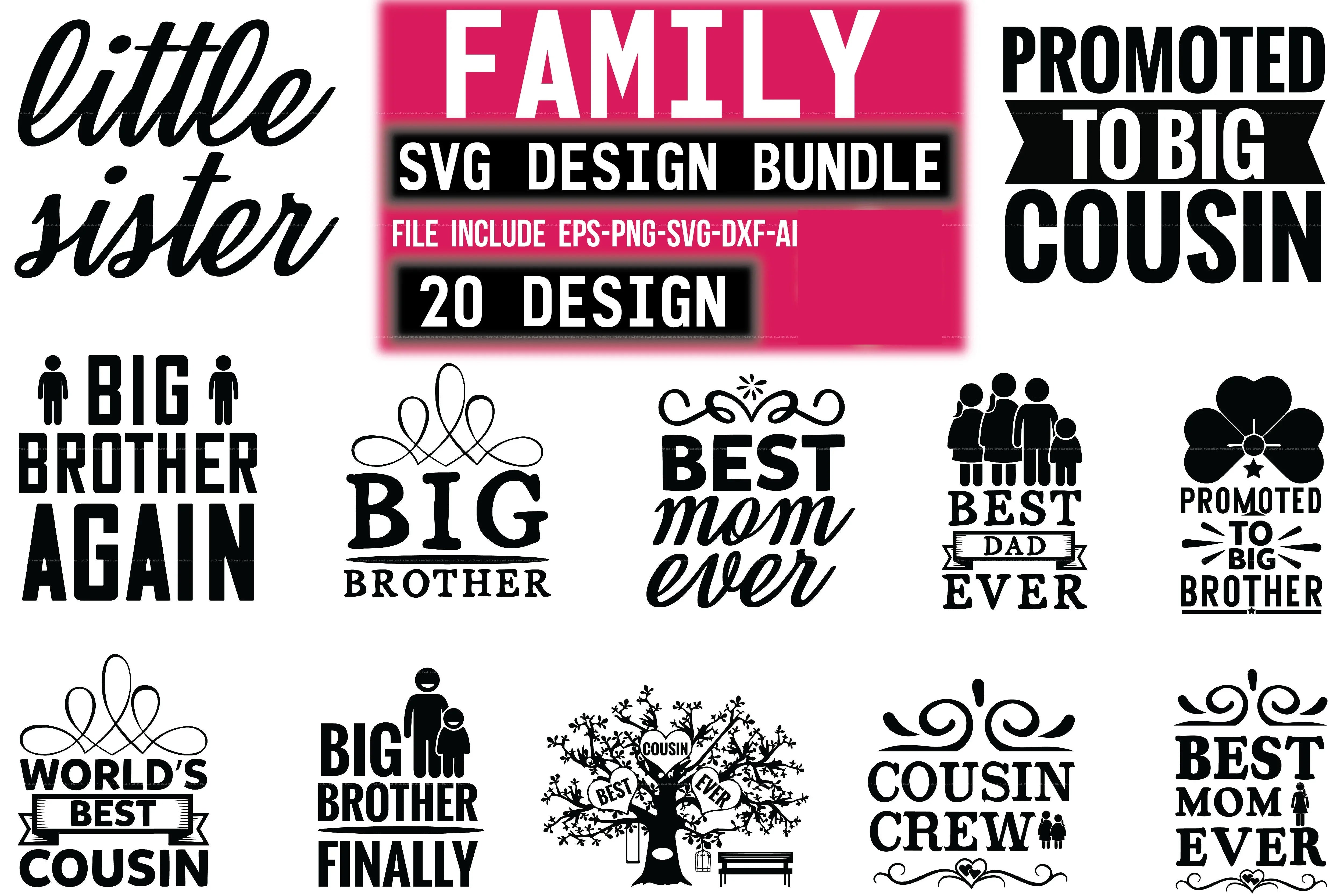 Family Design SVG Bundle