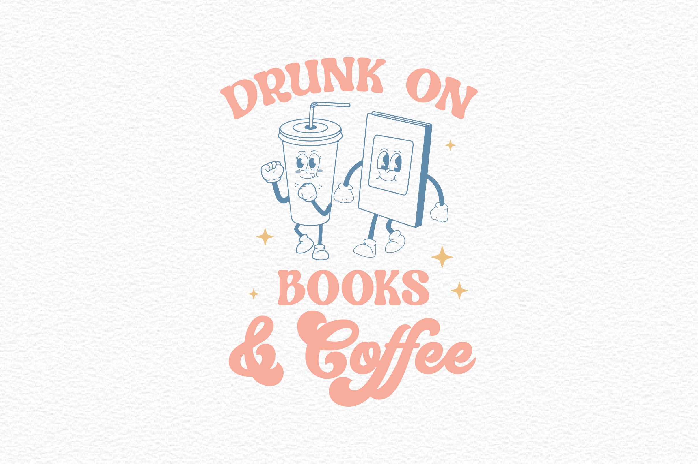 Drunk On Books & Coffee SVG Bundle