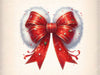 Coquette Christmas Bow Christmas Clipart Bundle