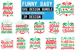 Baby SVG Bundle 22 - CraftNest - Digital Crafting and Art