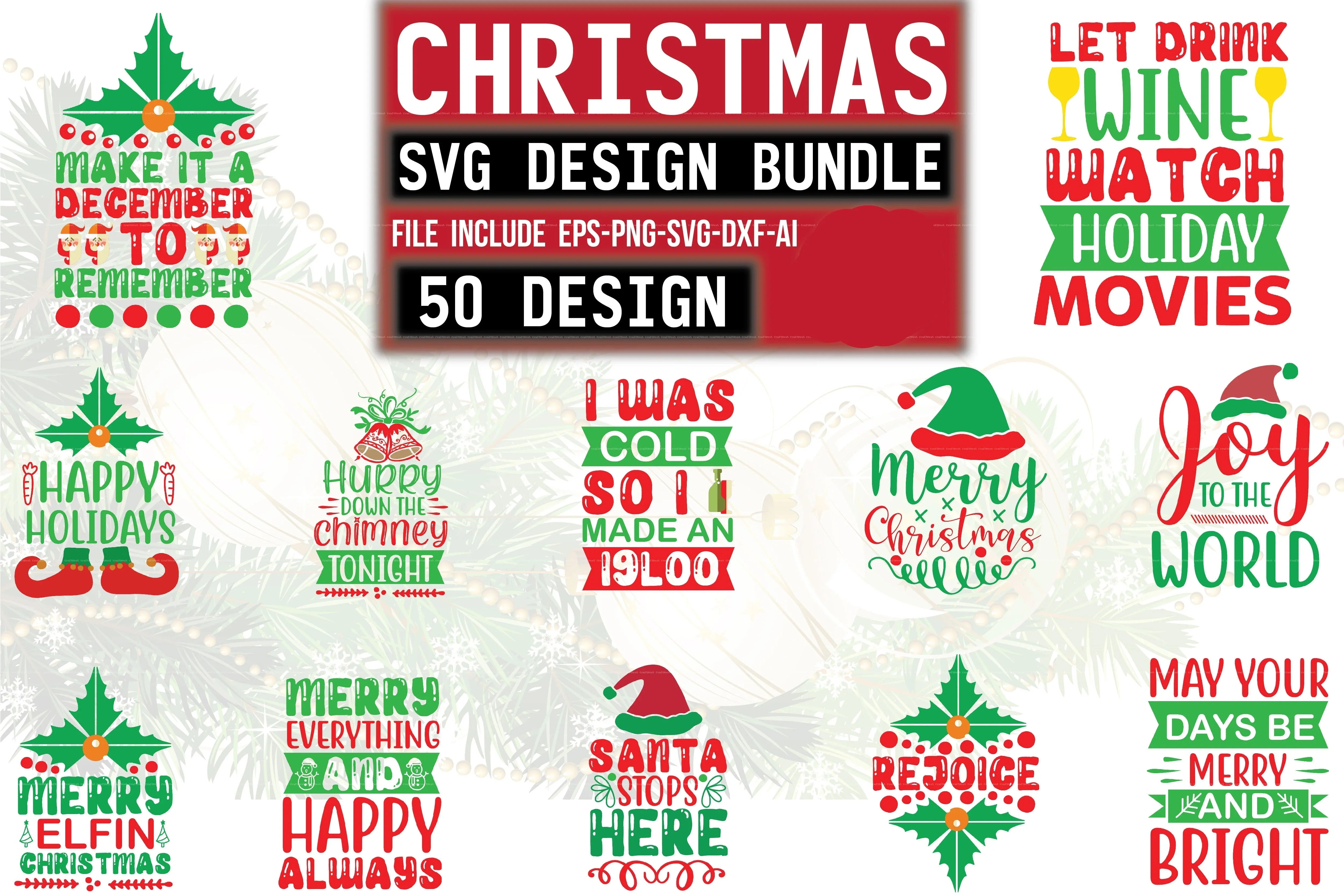 Christmas Design SVG Bundle