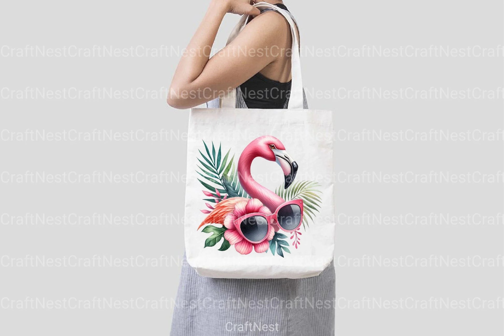 Flamingo Sunglasses Clipart Bundle - CraftNest - Digital Crafting and Art