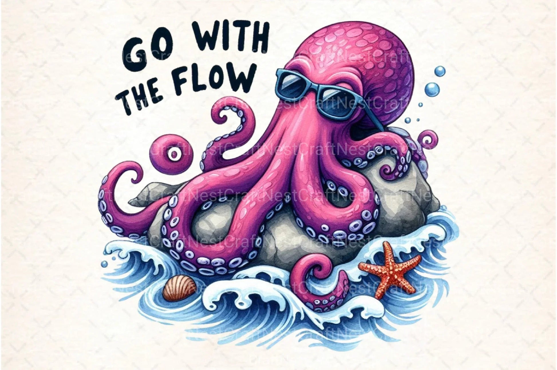 Go With The Flow Clipart Bundle - CraftNest - Digital Crafting and Art