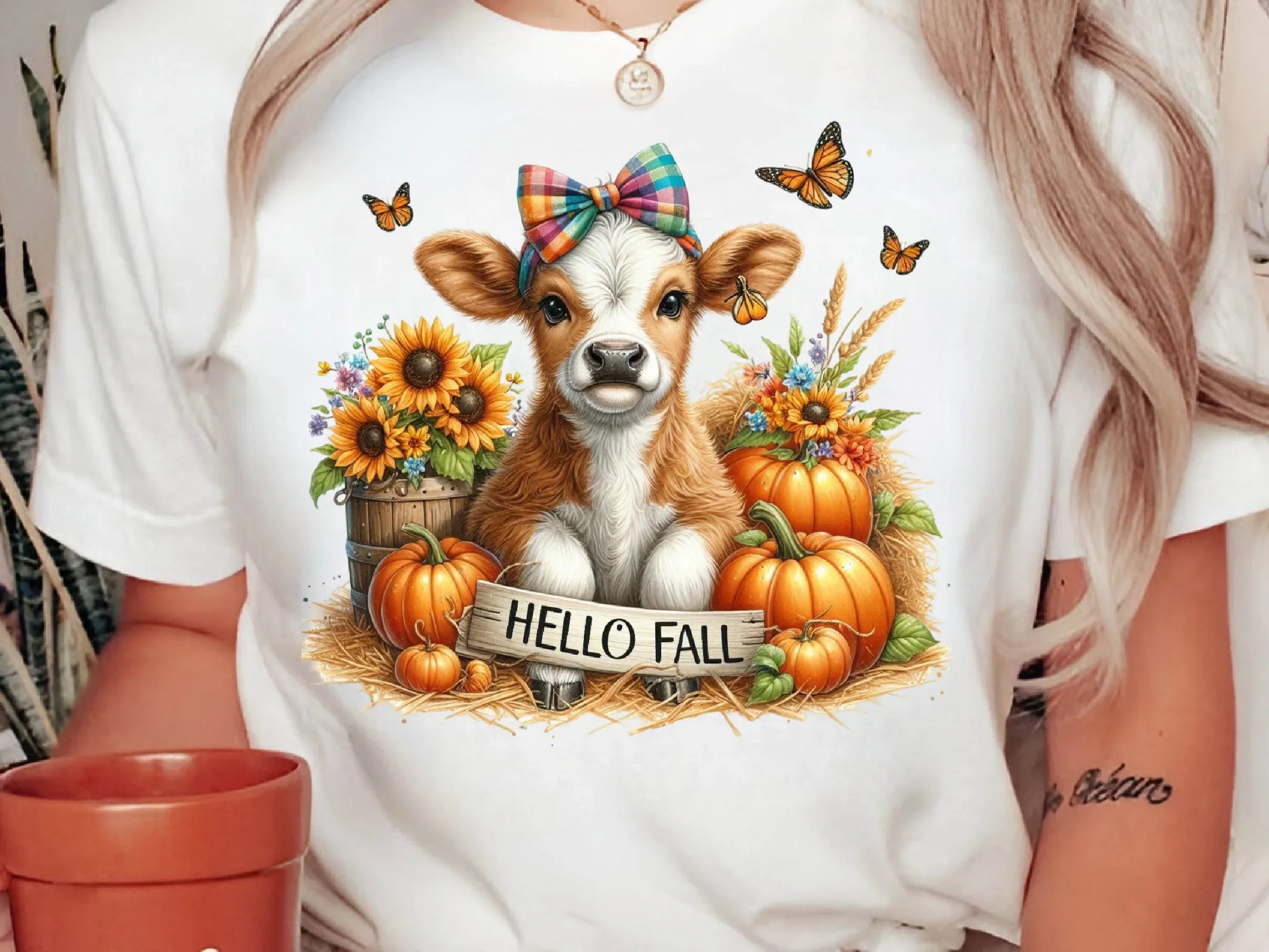 Autumn Highland Cow Clipart Bundle - CraftNest - Digital Crafting and Art