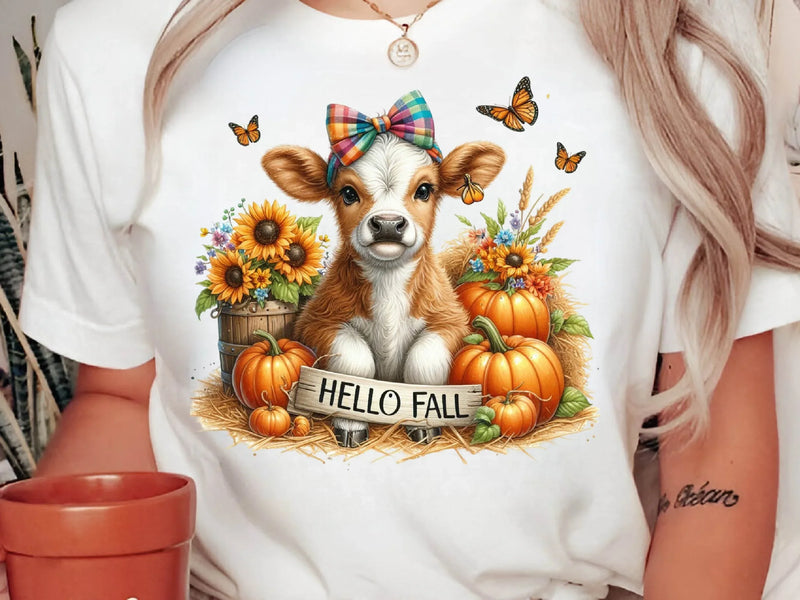 Autumn Highland Cow Clipart Bundle - CraftNest - Digital Crafting and Art