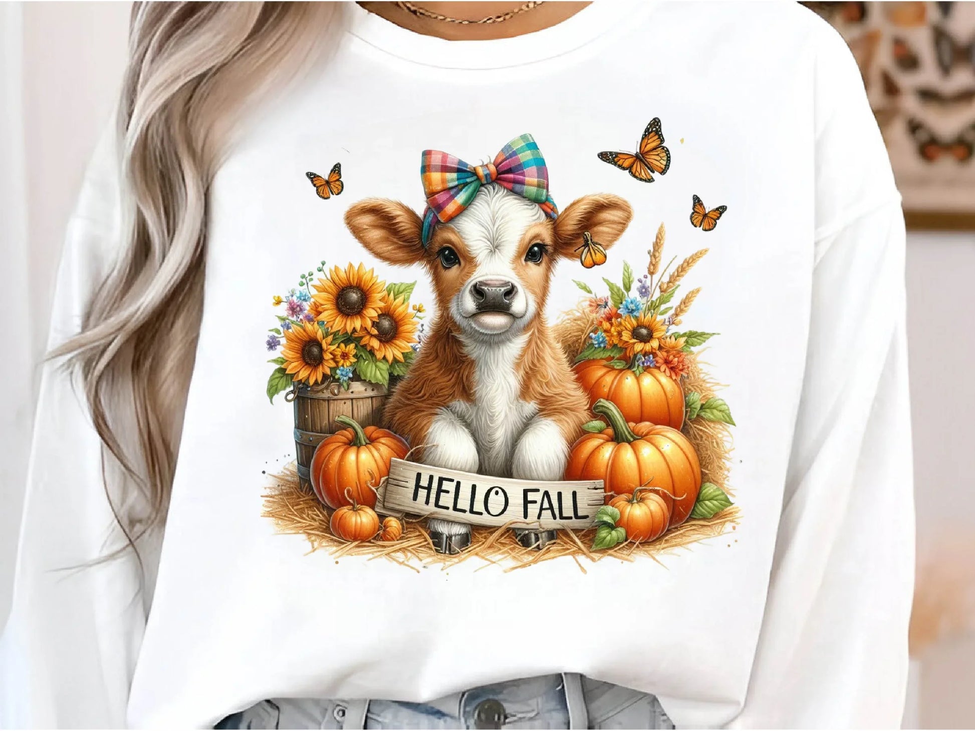 Autumn Highland Cow Clipart Bundle - CraftNest - Digital Crafting and Art