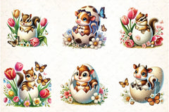 Easter Animal Clipart Bundle - CraftNest - Digital Crafting and Art