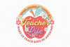 Teacher Life Wake Up Teach Kind Be Awesome Clipart Bundle