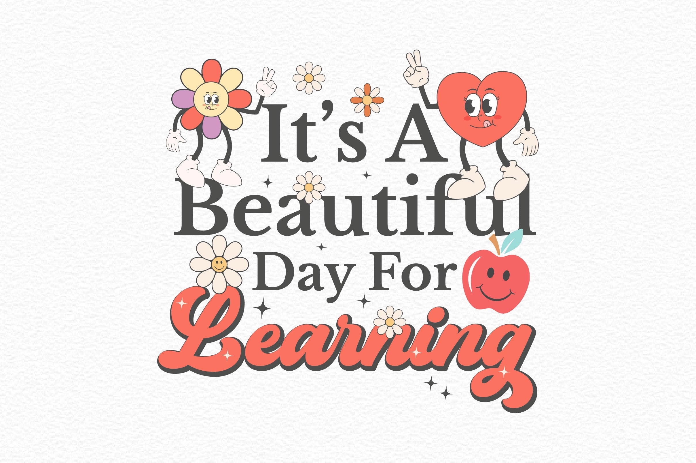 Its A Beautiful Day For Learning Clipart Bundle