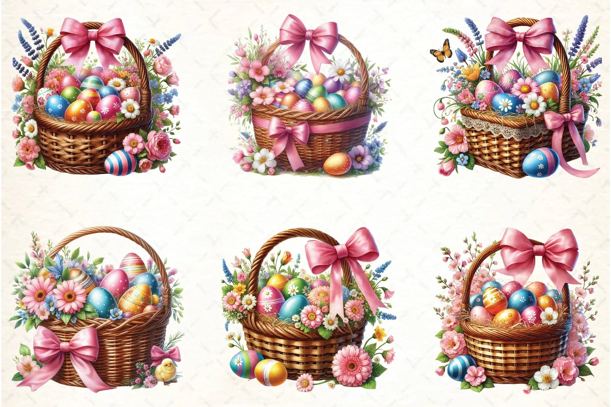 Easter Basket Clipart Bundle - CraftNest - Digital Crafting and Art