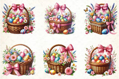 Easter Basket Clipart Bundle - CraftNest - Digital Crafting and Art