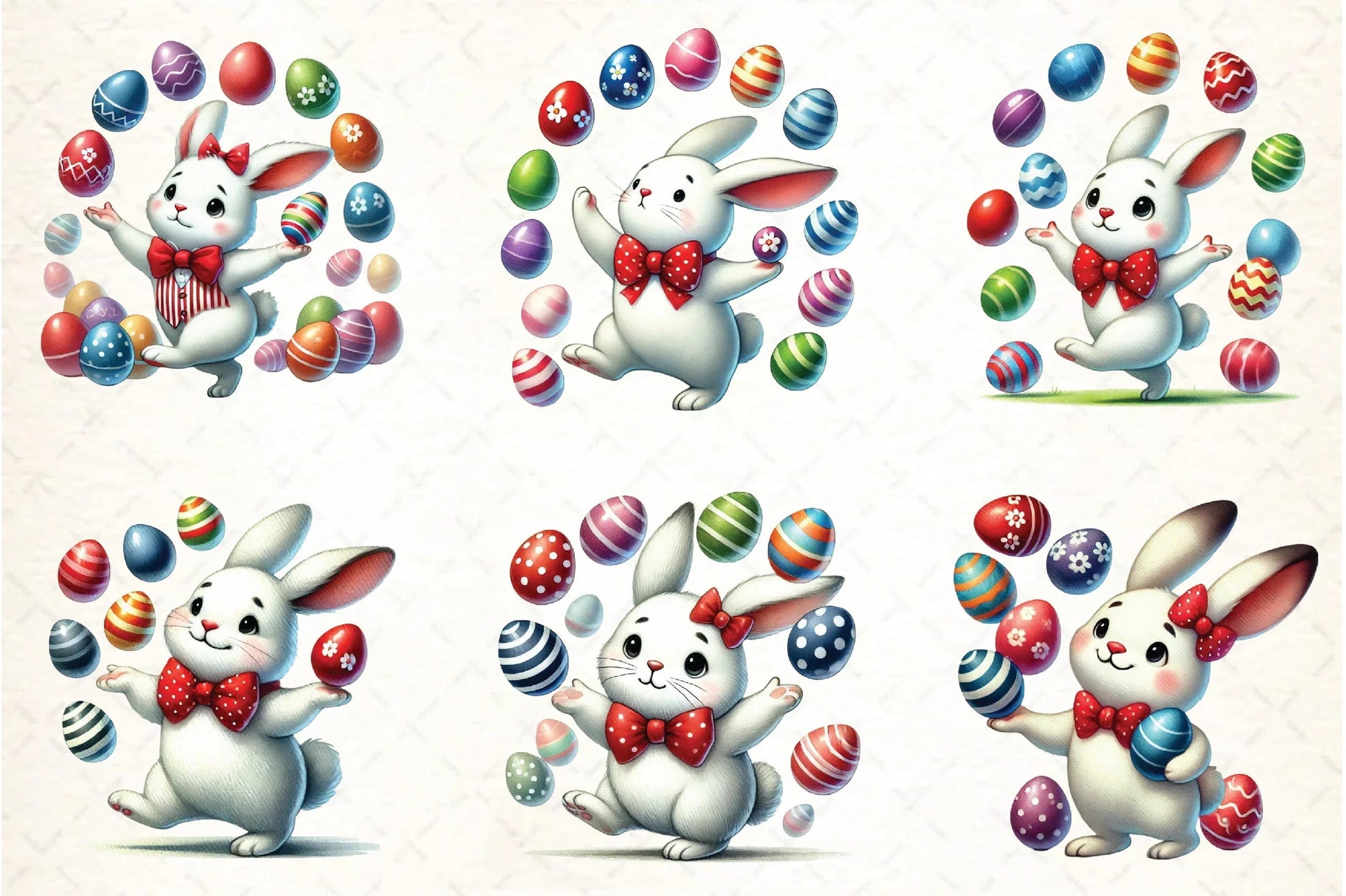 Easter Bunny Clipart Bundle - CraftNest - Digital Crafting and Art