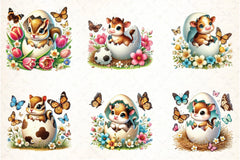 Easter Animal Clipart Bundle - CraftNest - Digital Crafting and Art