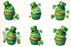 St. Patrick's Day Cupcake Clipart Bundle 1 - CraftNest - Digital Crafting and Art