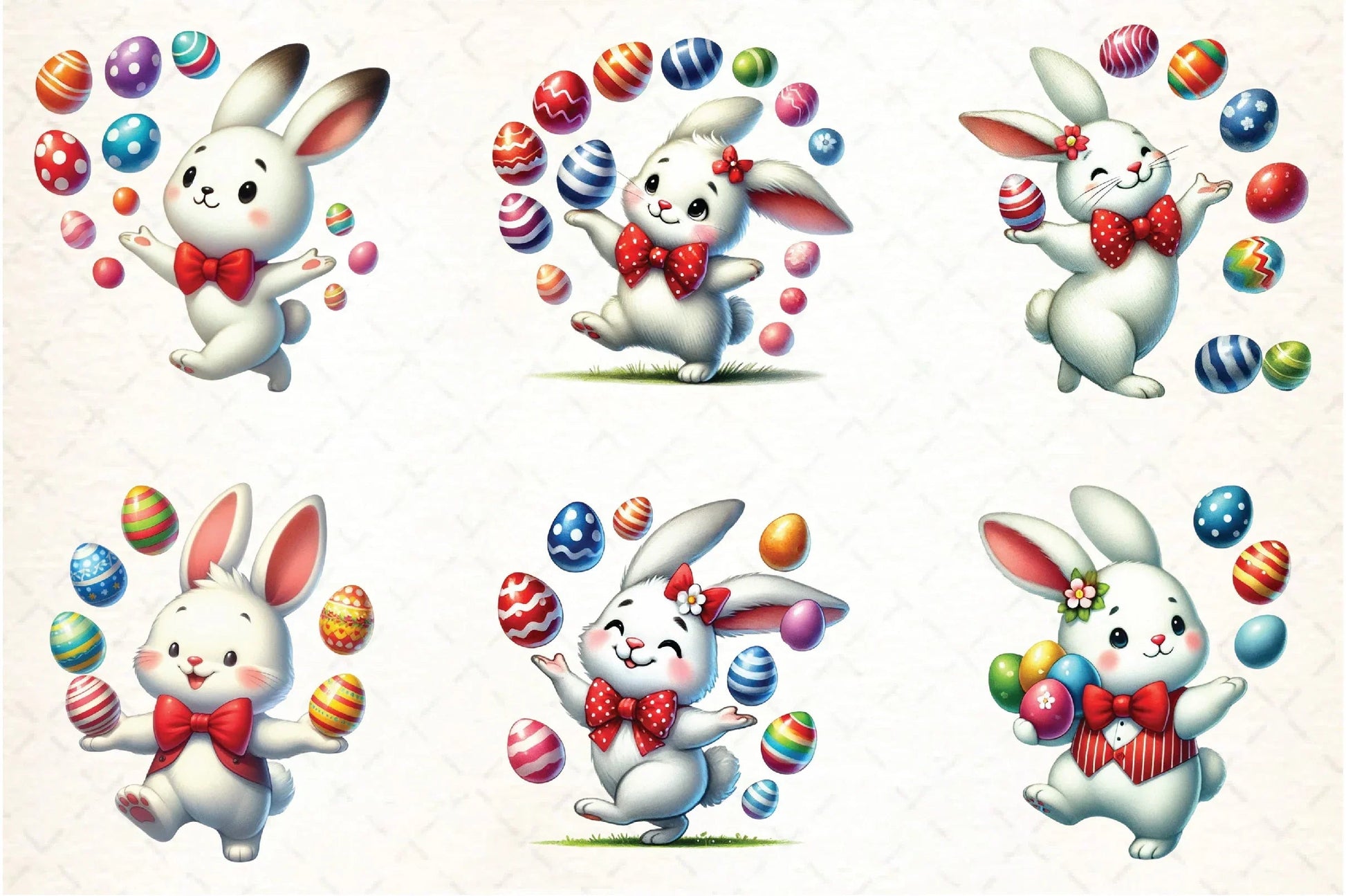 Easter Bunny Clipart Bundle - CraftNest - Digital Crafting and Art