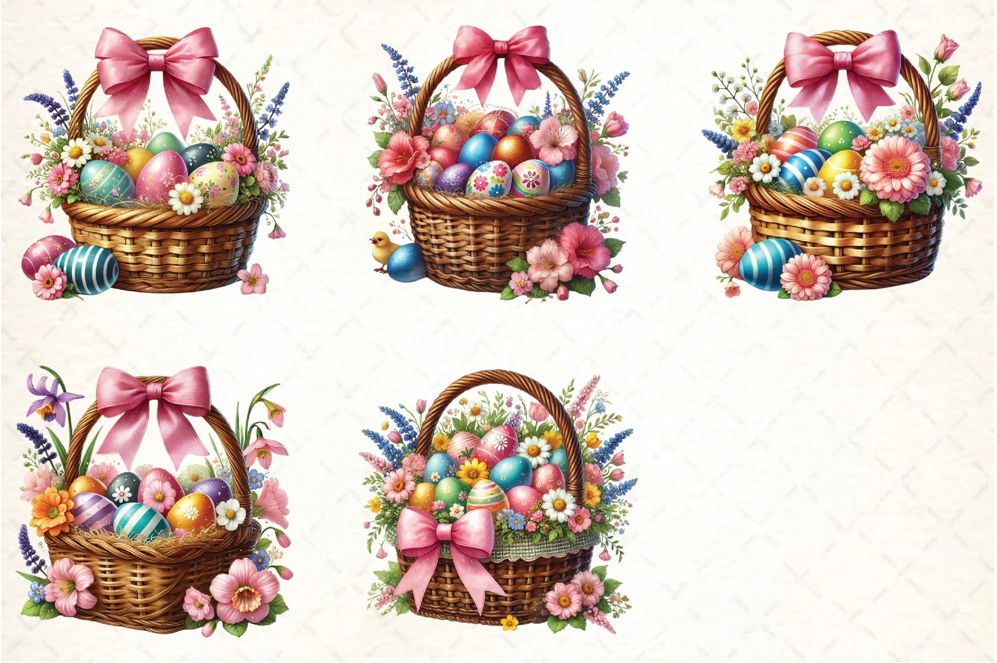 Easter Basket Clipart Bundle - CraftNest - Digital Crafting and Art
